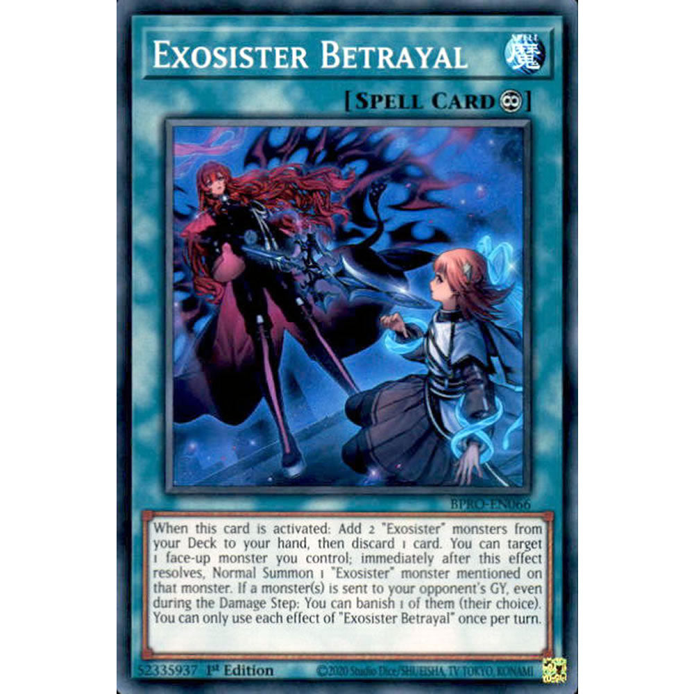 Exosister Betrayal BPRO-EN066 Yu-Gi-Oh! Card from the Burst Protocol Set