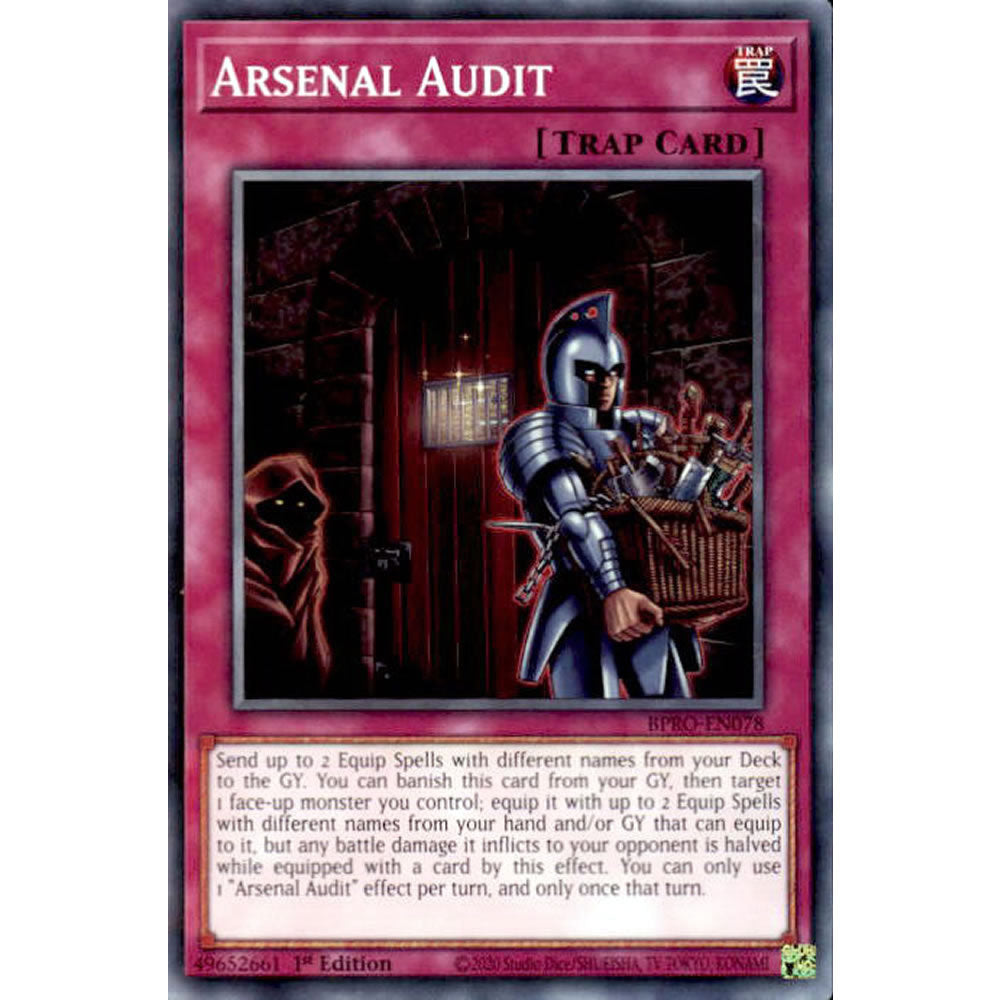 Arsenal Audit BPRO-EN078 Yu-Gi-Oh! Card from the Burst Protocol Set