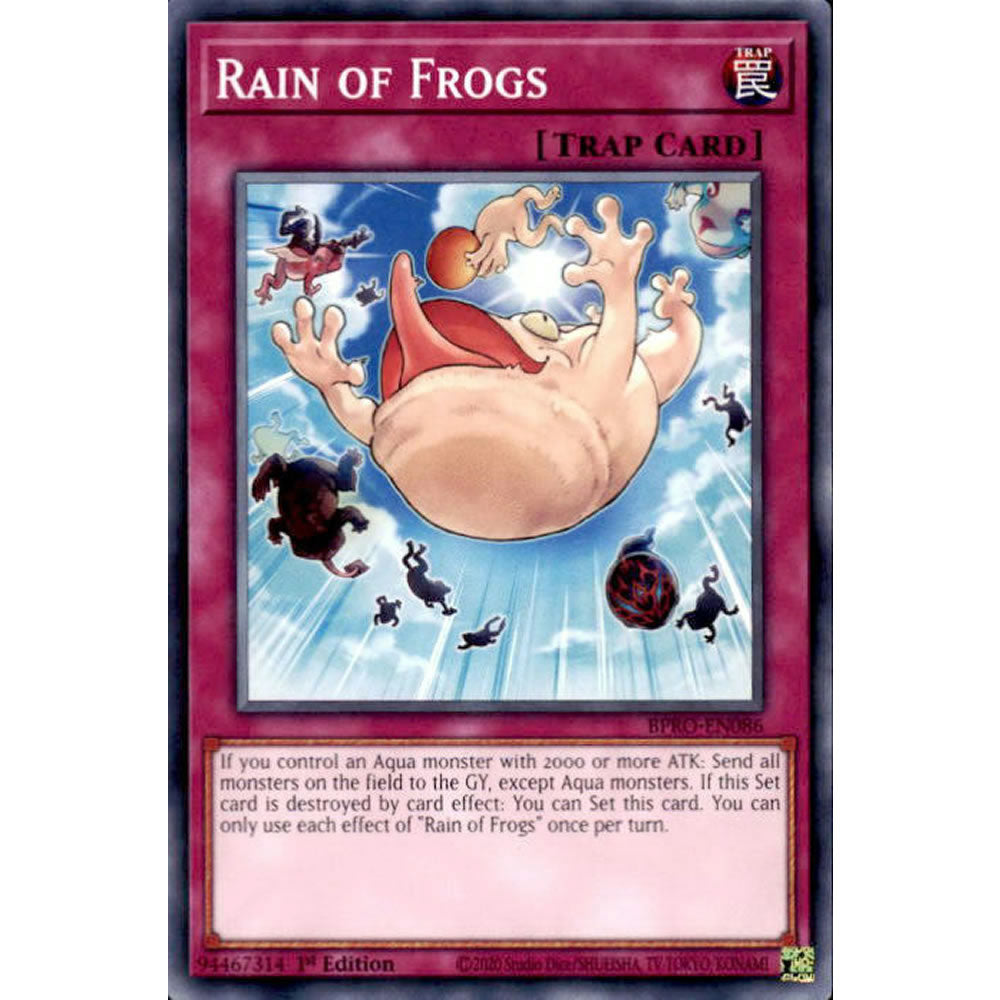 Rain of Frogs BPRO-EN086 Yu-Gi-Oh! Card from the Burst Protocol Set