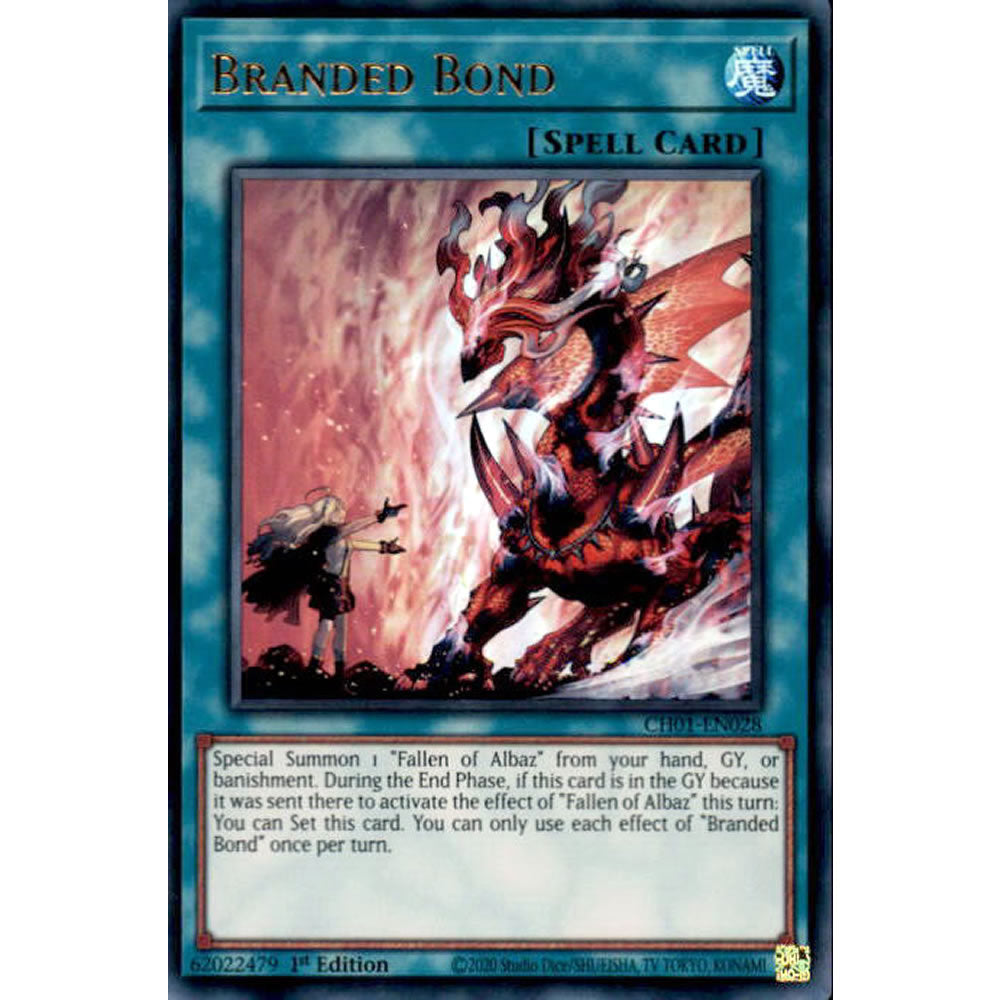 Branded Bond CH01-EN028 Yu-Gi-Oh! Card from the THE CHRONICLES DECK: The Fallen & The Virtuous Set
