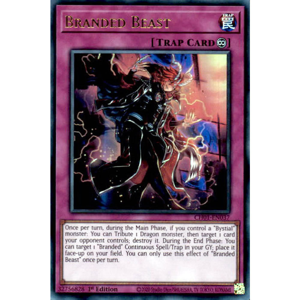 Branded Beast CH01-EN037 Yu-Gi-Oh! Card from the THE CHRONICLES DECK: The Fallen & The Virtuous Set