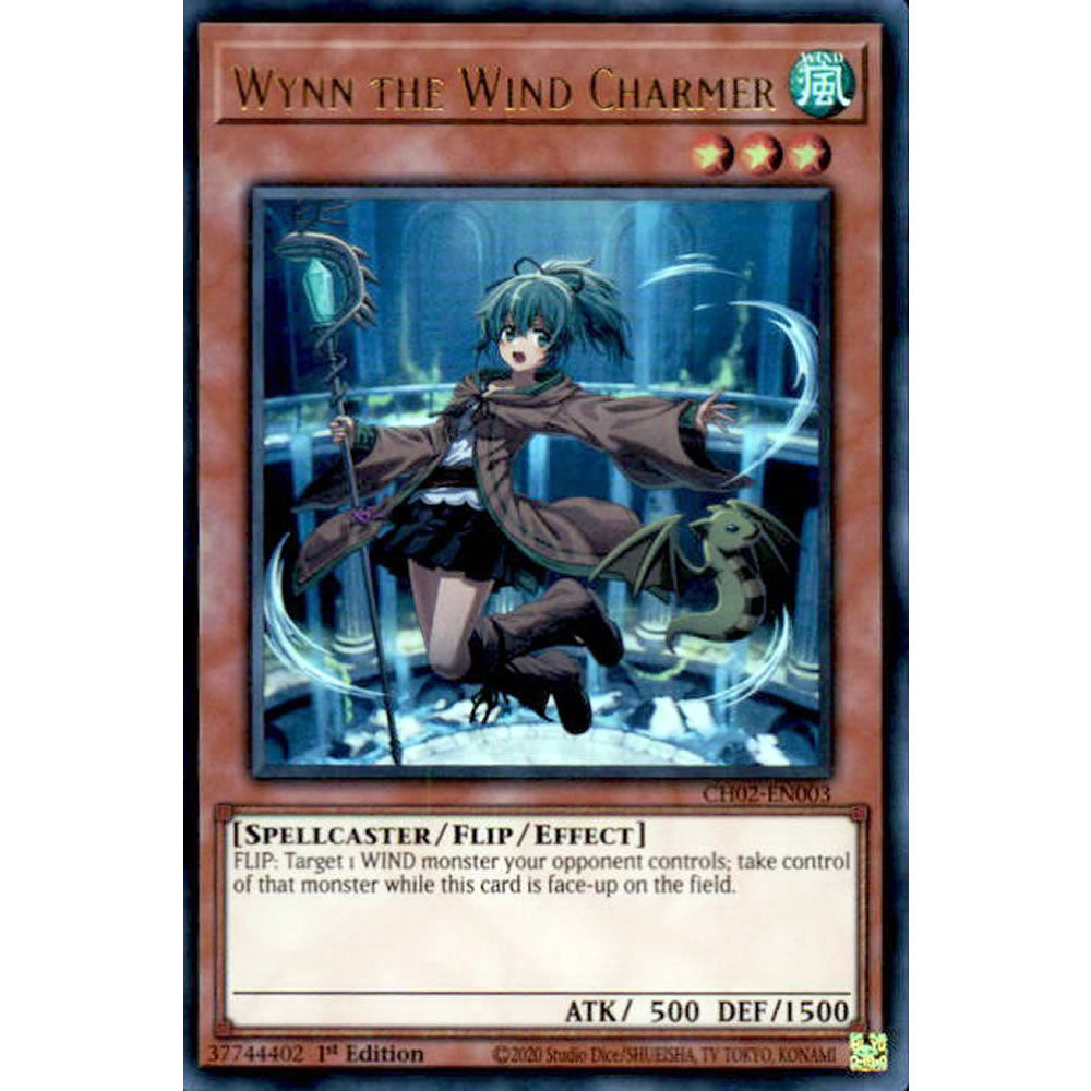 Wynn the Wind Charmer CH02-EN003 Yu-Gi-Oh! Card from the THE CHRONICLES DECK: Spirit Charmers Set