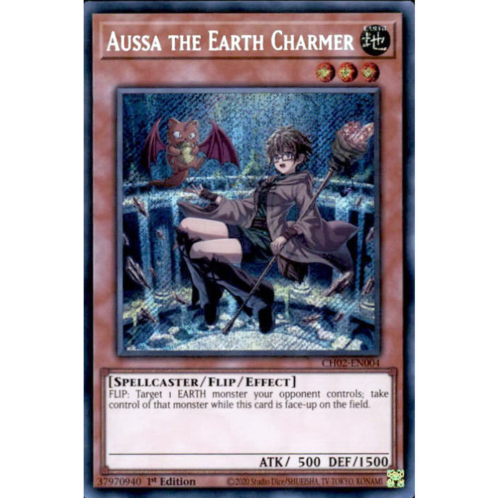 Aussa the Earth Charmer CH02-EN004 Yu-Gi-Oh! Card from the THE CHRONICLES DECK: Spirit Charmers Set