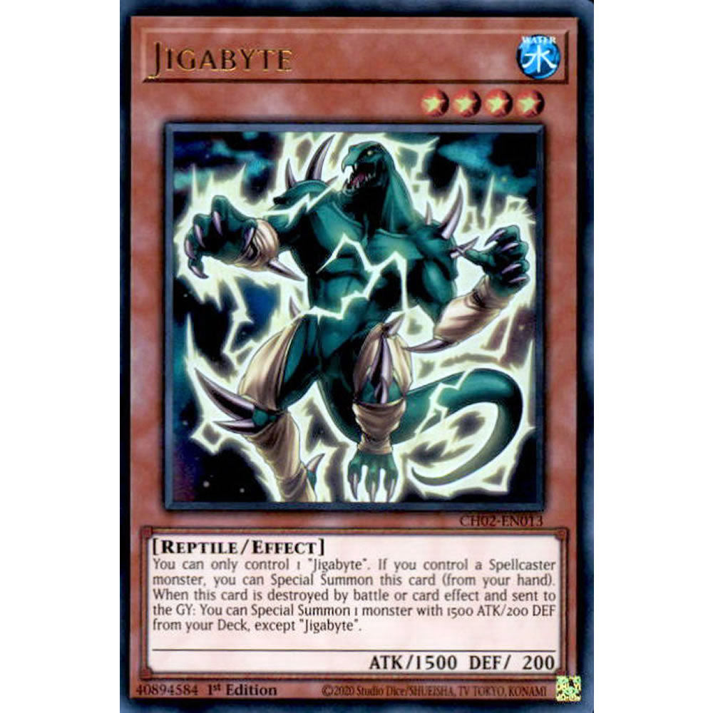 Jigabyte CH02-EN013 Yu-Gi-Oh! Card from the THE CHRONICLES DECK: Spirit Charmers Set