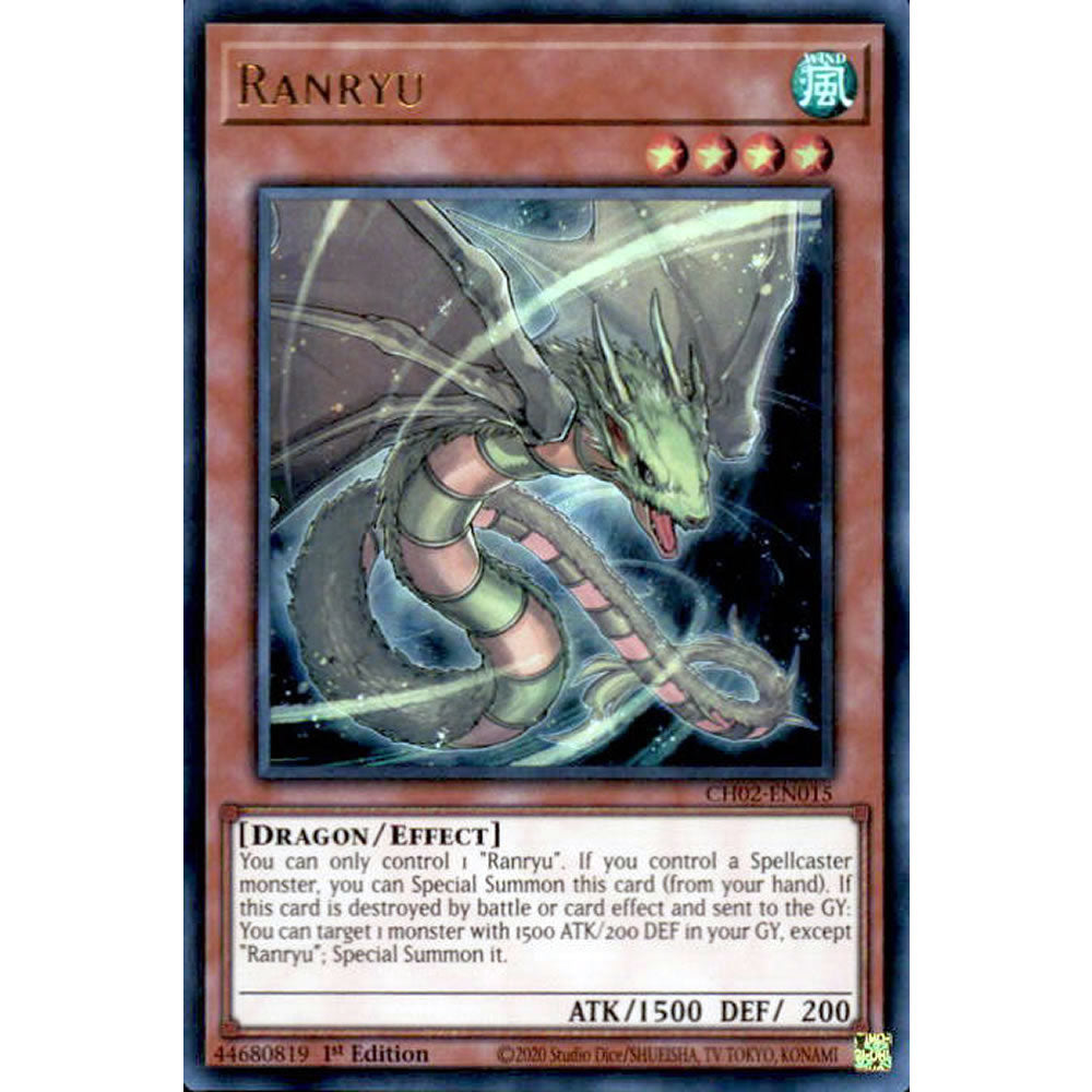 Ranryu CH02-EN015 Yu-Gi-Oh! Card from the THE CHRONICLES DECK: Spirit Charmers Set