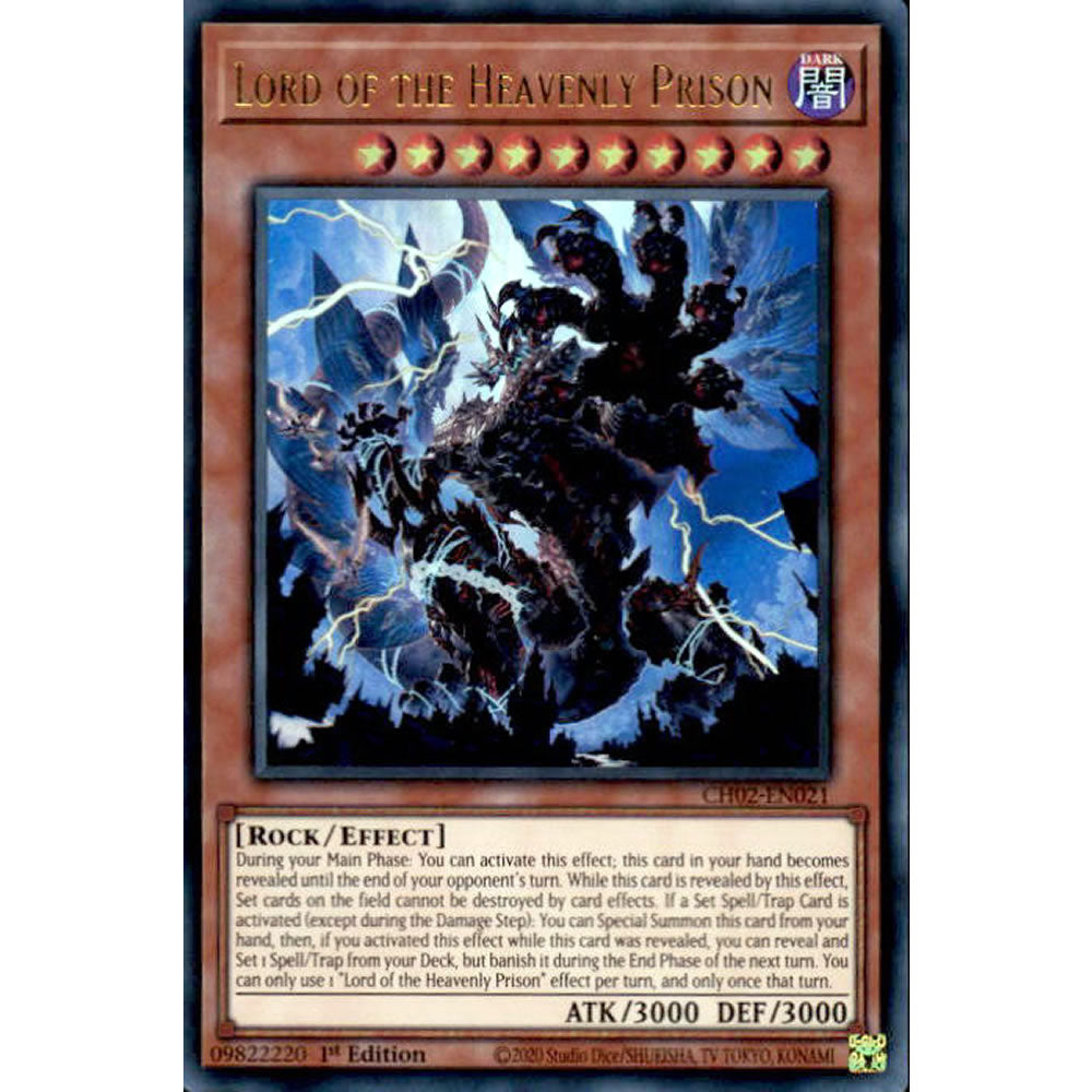 Lord of the Heavenly Prison CH02-EN021 Yu-Gi-Oh! Card from the THE CHRONICLES DECK: Spirit Charmers Set