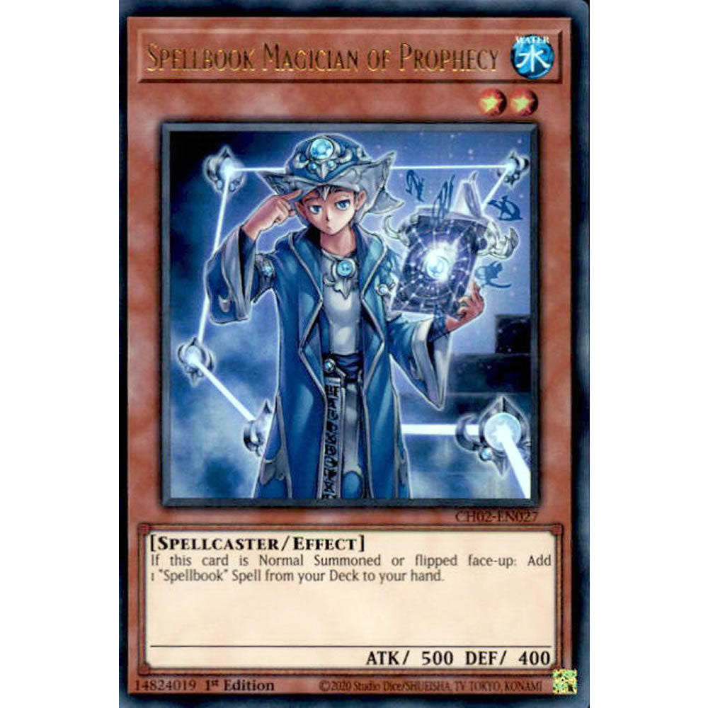 Spellbook Magician of Prophecy CH02-EN027 Yu-Gi-Oh! Card from the THE CHRONICLES DECK: Spirit Charmers Set