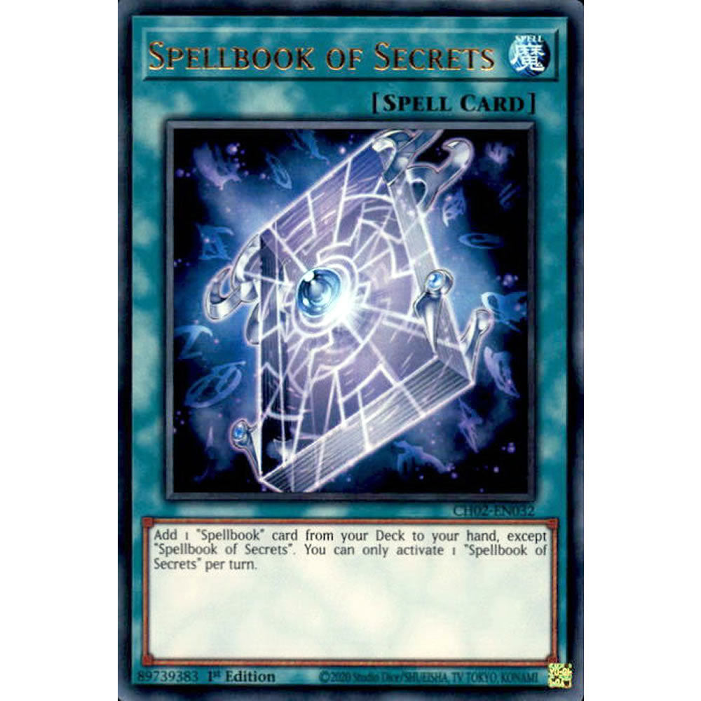 Spellbook of Secrets CH02-EN032 Yu-Gi-Oh! Card from the THE CHRONICLES DECK: Spirit Charmers Set