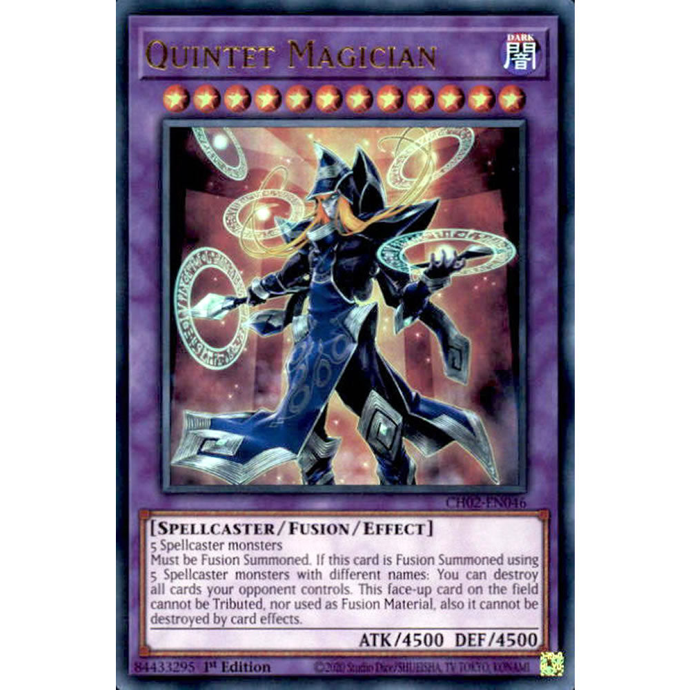 Quintet Magician CH02-EN046 Yu-Gi-Oh! Card from the THE CHRONICLES DECK: Spirit Charmers Set