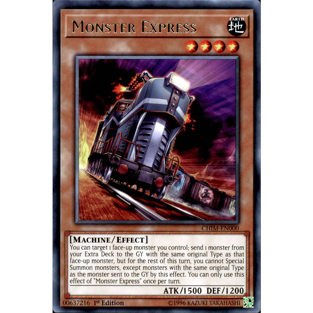 Monster Express CHIM-EN000 Yu-Gi-Oh! Card from the Chaos Impact Set