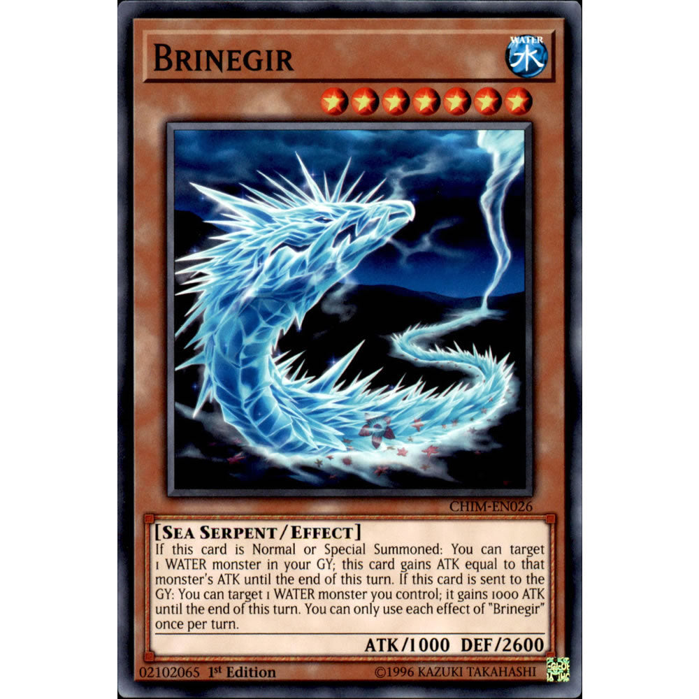 Brinegir CHIM-EN026 Yu-Gi-Oh! Card from the Chaos Impact Set