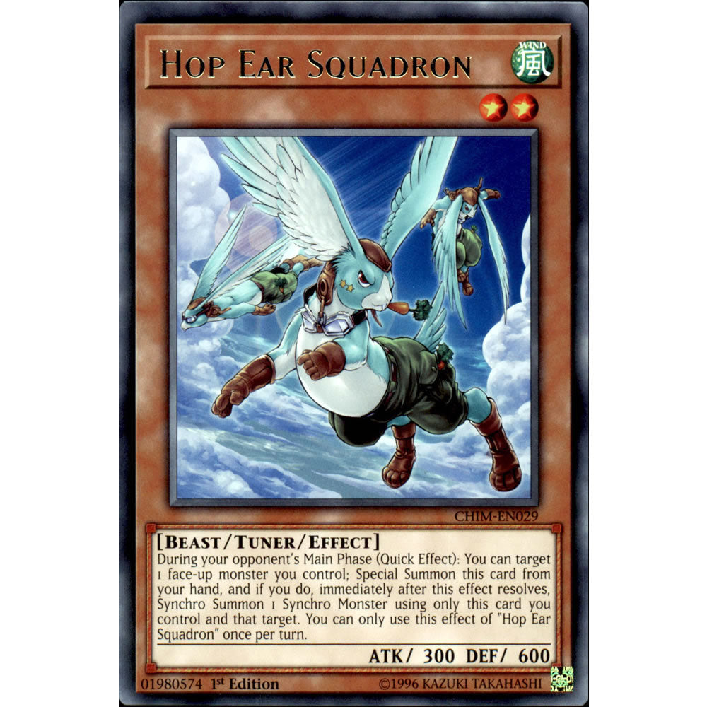 Hop Ear Squadron CHIM-EN029 Yu-Gi-Oh! Card from the Chaos Impact Set