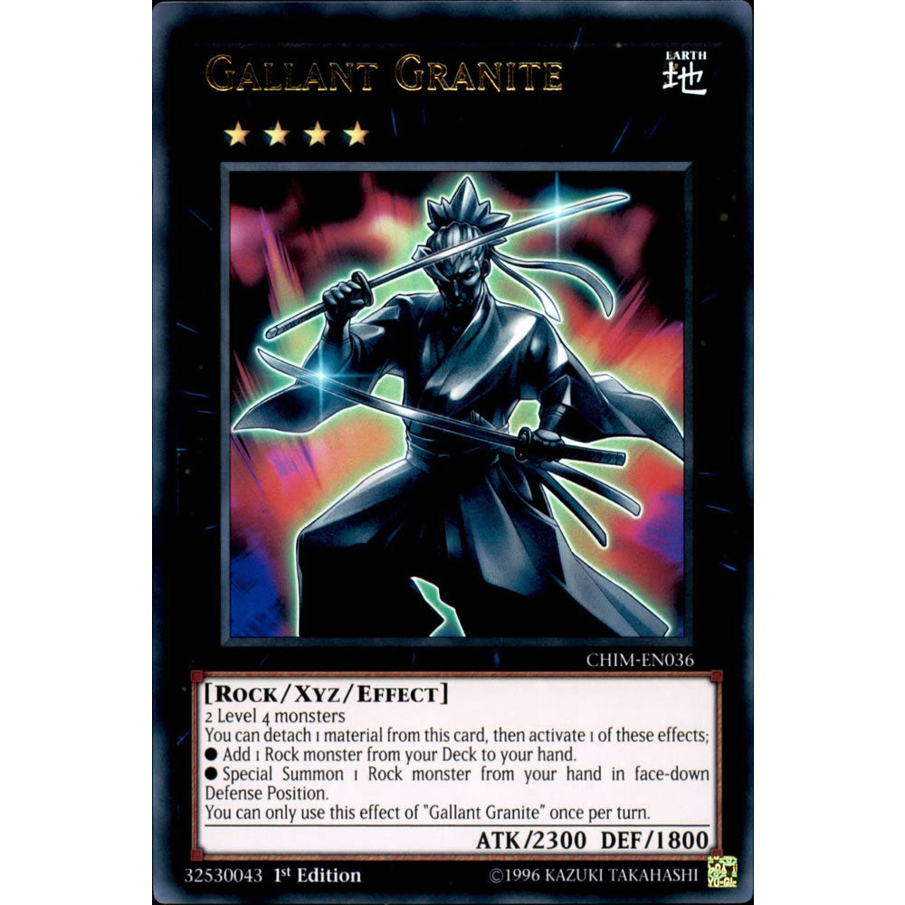 Gallant Granite CHIM-EN036 Yu-Gi-Oh! Card from the Chaos Impact Set