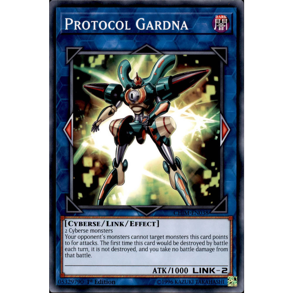 Protocol Gardna CHIM-EN038 Yu-Gi-Oh! Card from the Chaos Impact Set