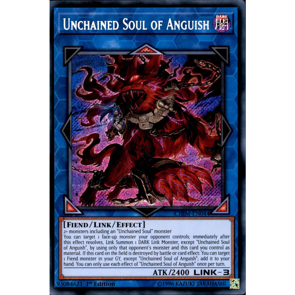 Unchained Soul of Anguish CHIM-EN044 Yu-Gi-Oh! Card from the Chaos Impact Set