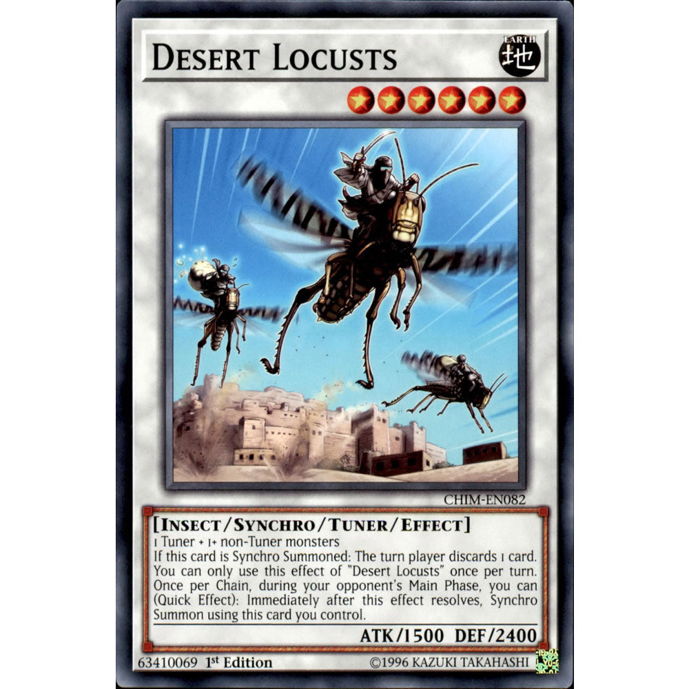 Desert Locusts CHIM-EN082 Yu-Gi-Oh! Card from the Chaos Impact Set