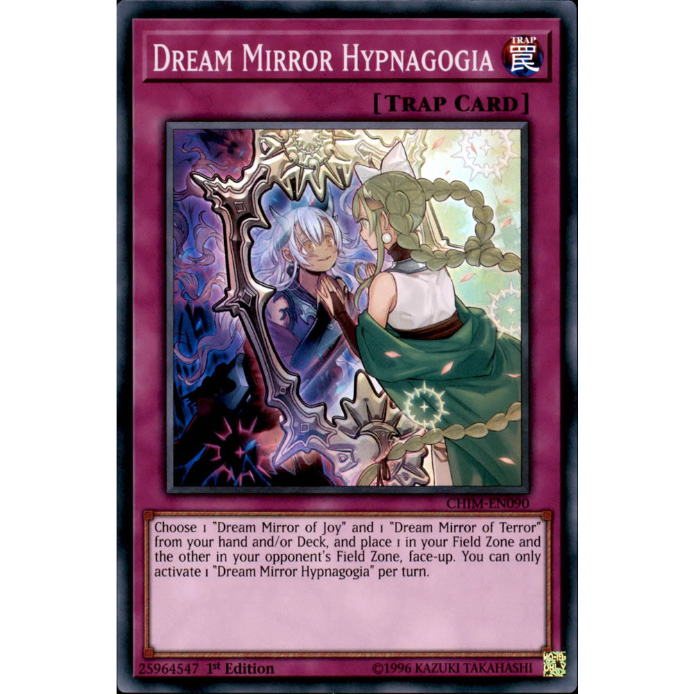 Dream Mirror Hypnagogia CHIM-EN090 Yu-Gi-Oh! Card from the Chaos Impact Set