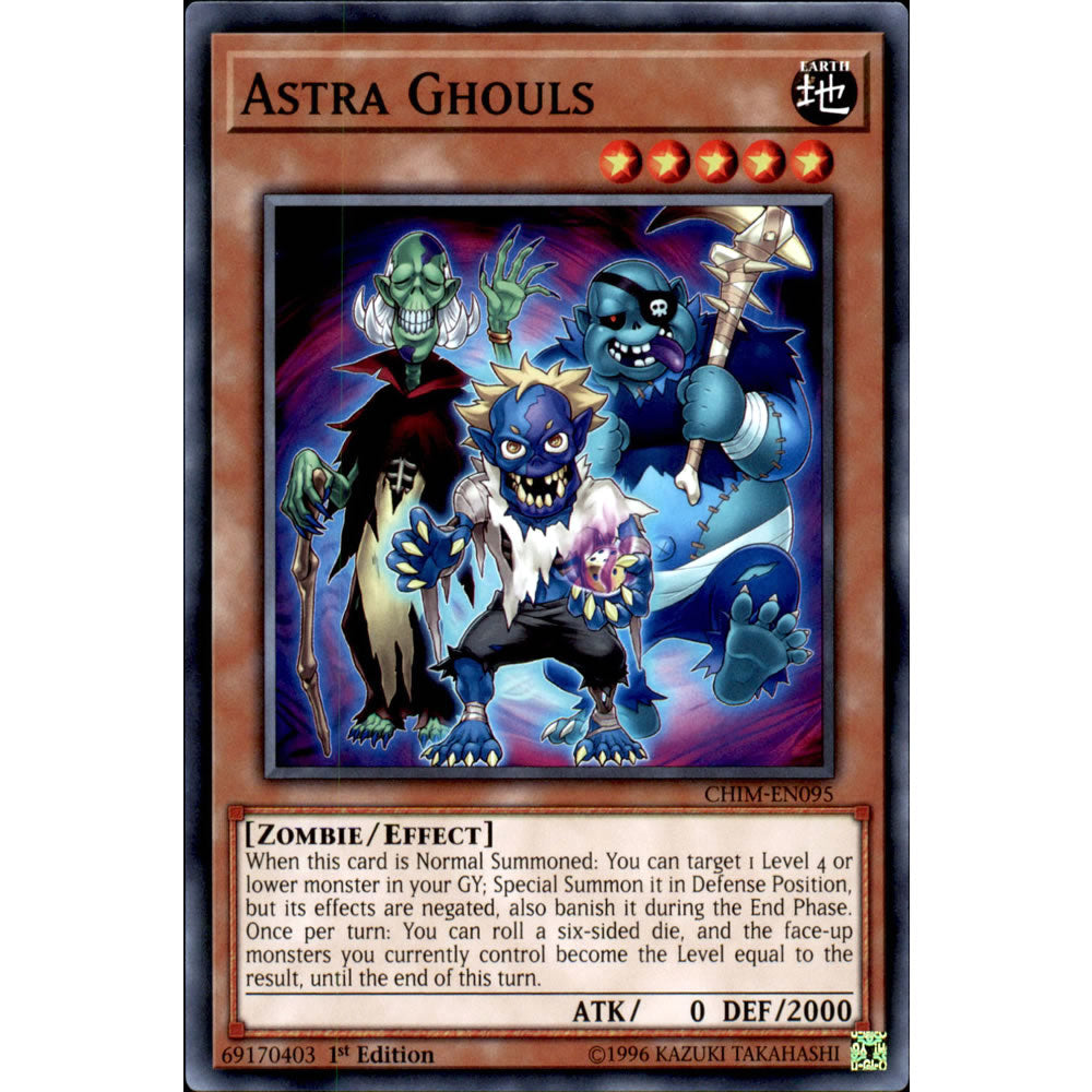 Astra Ghouls CHIM-EN095 Yu-Gi-Oh! Card from the Chaos Impact Set