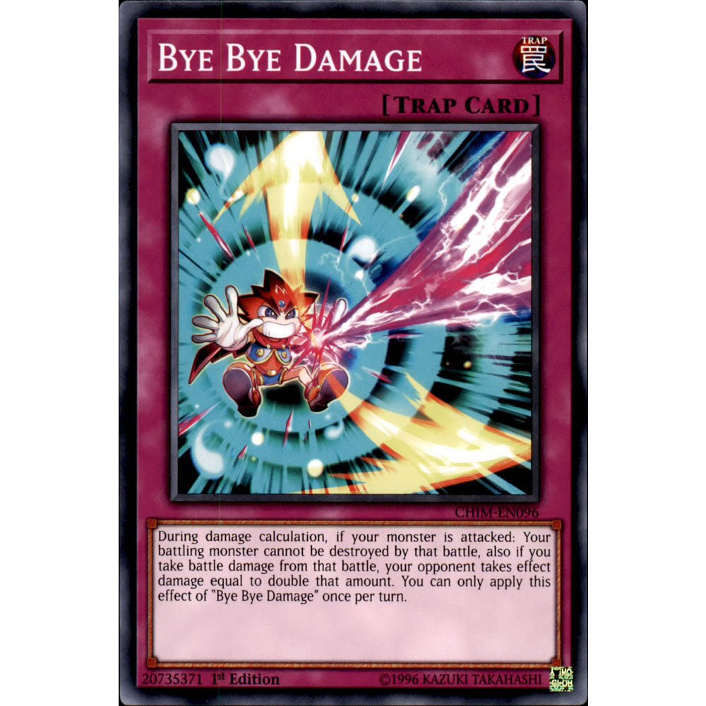 Bye Bye Damage CHIM-EN096 Yu-Gi-Oh! Card from the Chaos Impact Set