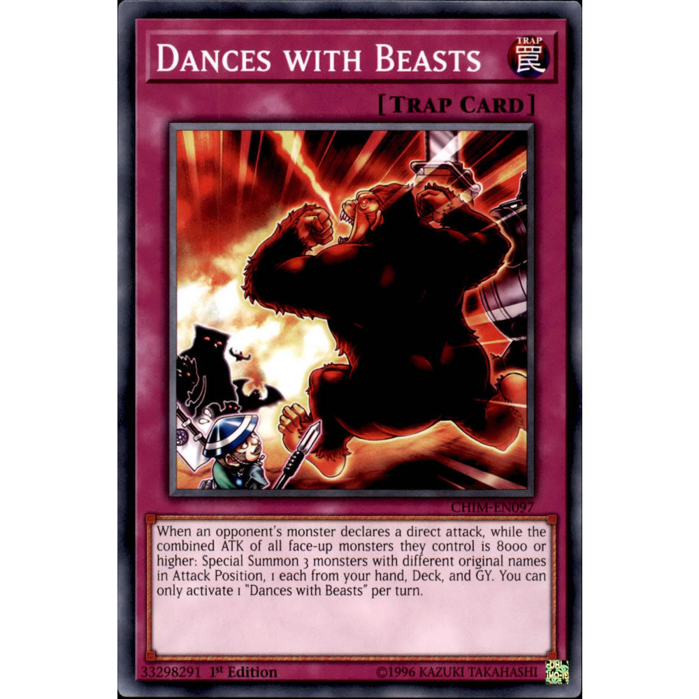 Dances with Beasts CHIM-EN097 Yu-Gi-Oh! Card from the Chaos Impact Set