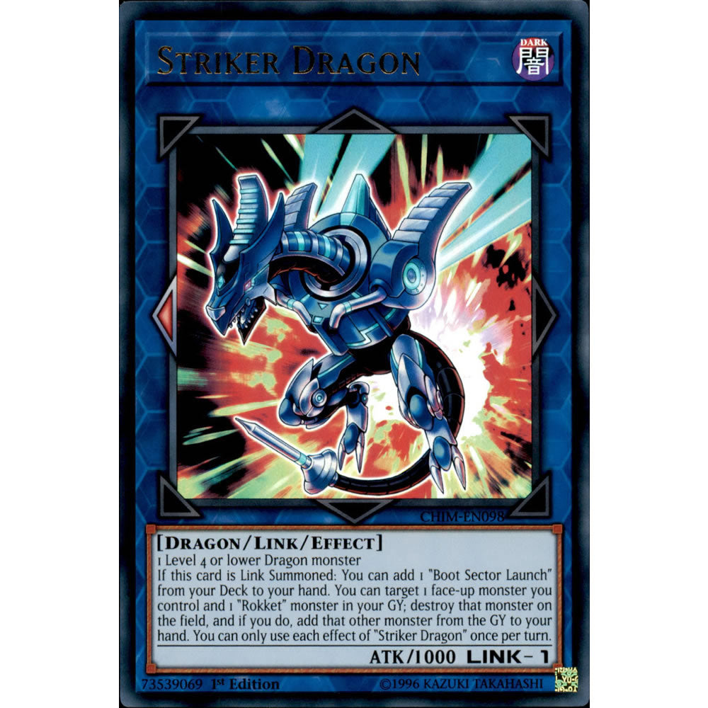 Striker Dragon CHIM-EN098 Yu-Gi-Oh! Card from the Chaos Impact Set