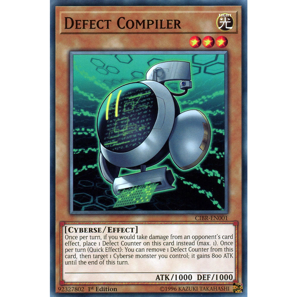 Defect Compiler CIBR-EN001 Yu-Gi-Oh! Card from the Circuit Break Set