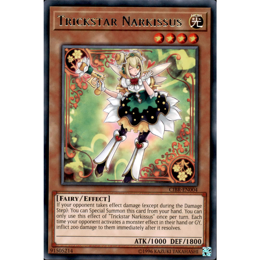 Trickstar Narkissus CIBR-EN004 Yu-Gi-Oh! Card from the Circuit Break Set