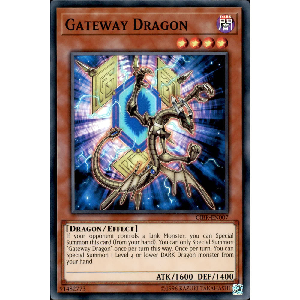 Gateway Dragon CIBR-EN007 Yu-Gi-Oh! Card from the Circuit Break Set