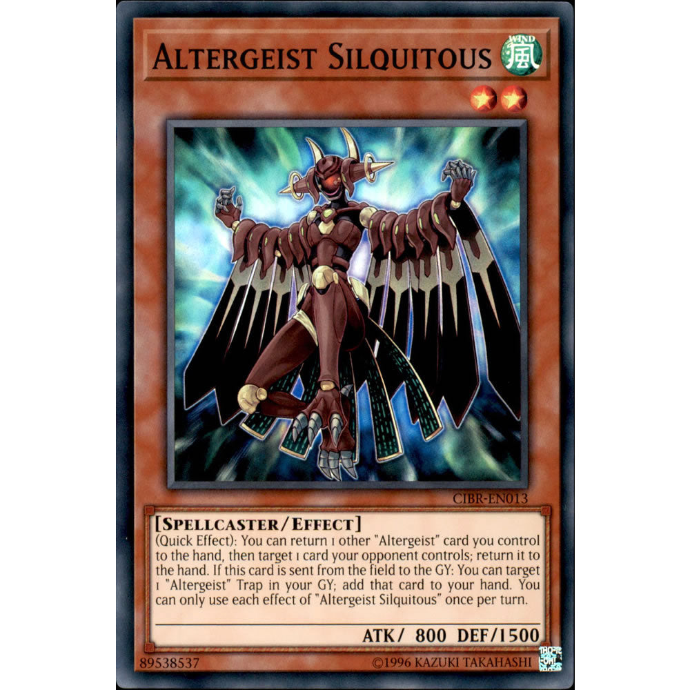 Altergeist Silquitous CIBR-EN013 Yu-Gi-Oh! Card from the Circuit Break Set
