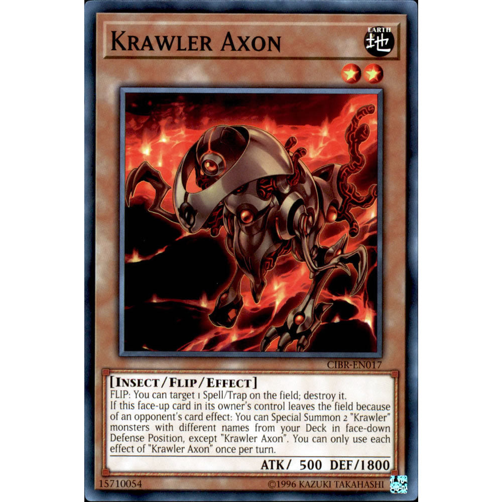 Krawler Axon CIBR-EN017 Yu-Gi-Oh! Card from the Circuit Break Set