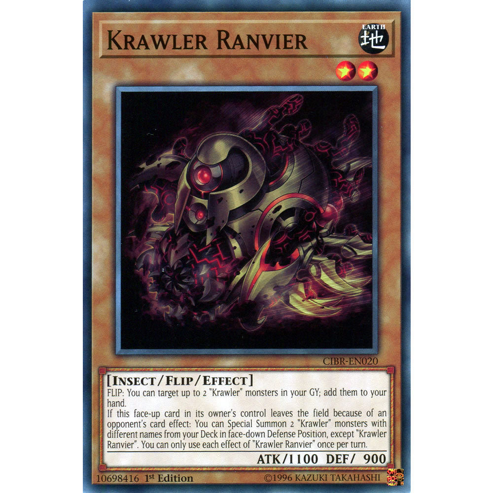 yugioh krawler cards Krawler Ranvier CIBR-EN020 Yu-Gi-Oh! Card