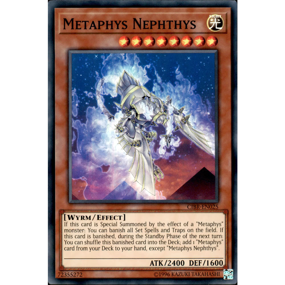 Metaphys Nephthys CIBR-EN025 Yu-Gi-Oh! Card from the Circuit Break Set