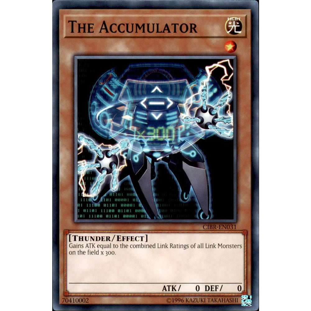The Accumulator CIBR-EN031 Yu-Gi-Oh! Card from the Circuit Break Set