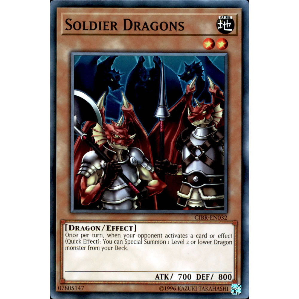 Soldier Dragons CIBR-EN032 Yu-Gi-Oh! Card from the Circuit Break Set
