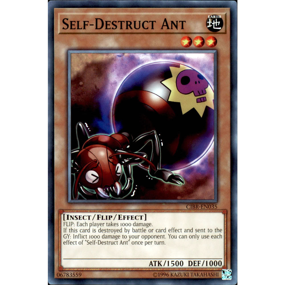 Self-Destruct Ant CIBR-EN035 Yu-Gi-Oh! Card from the Circuit Break Set