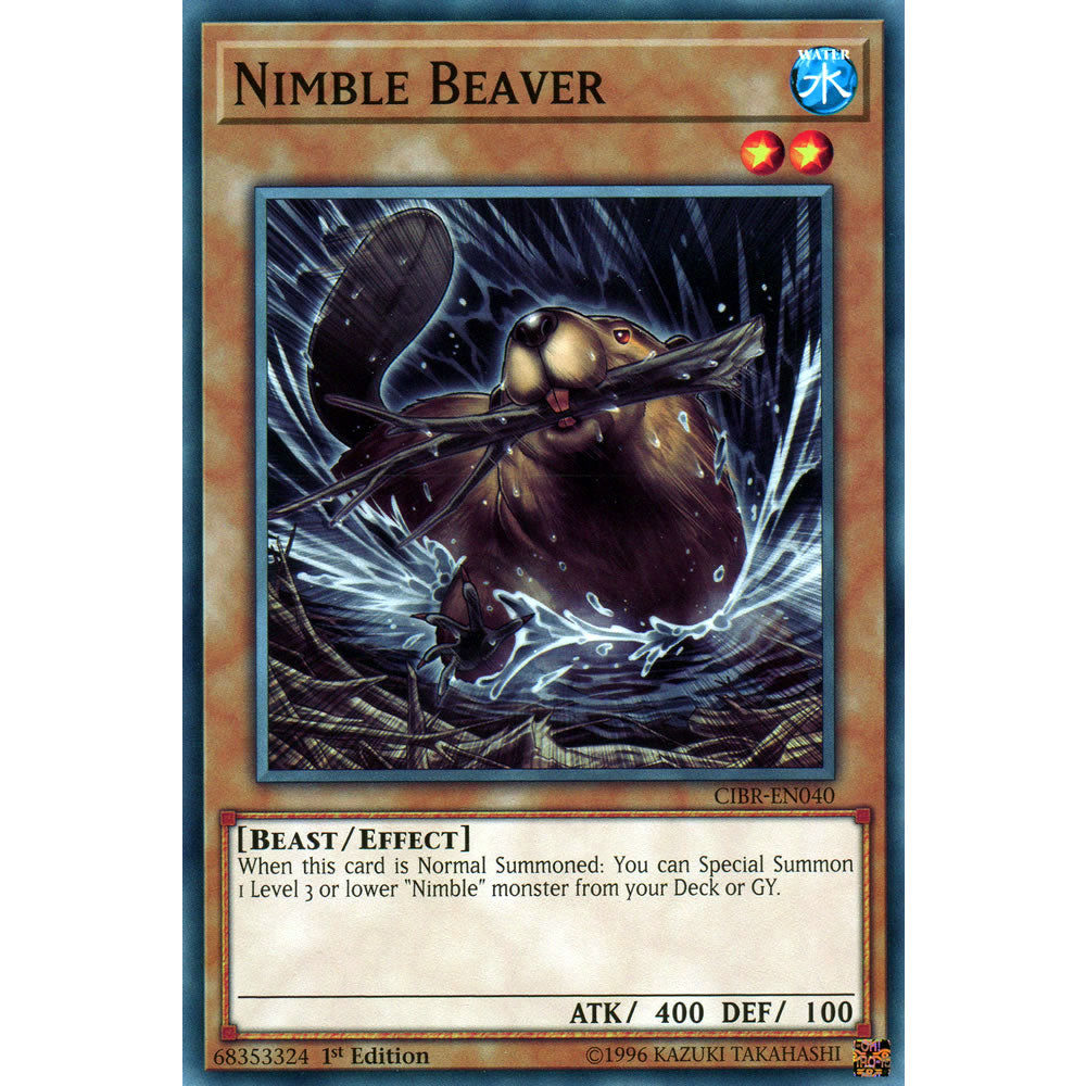 Nimble Beaver CIBR-EN040 Yu-Gi-Oh! Card from the Circuit Break Set