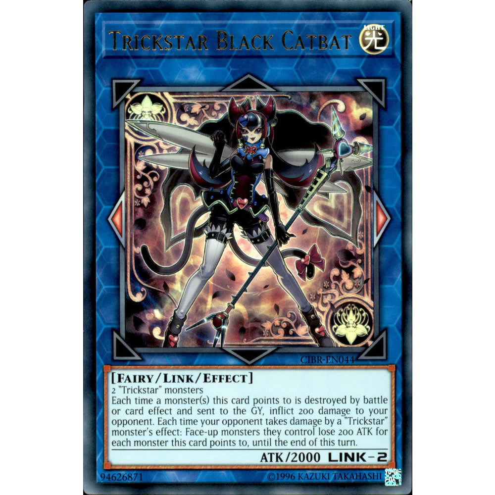 Trickstar Black Catbat CIBR-EN044 Yu-Gi-Oh! Card from the Circuit Break Set