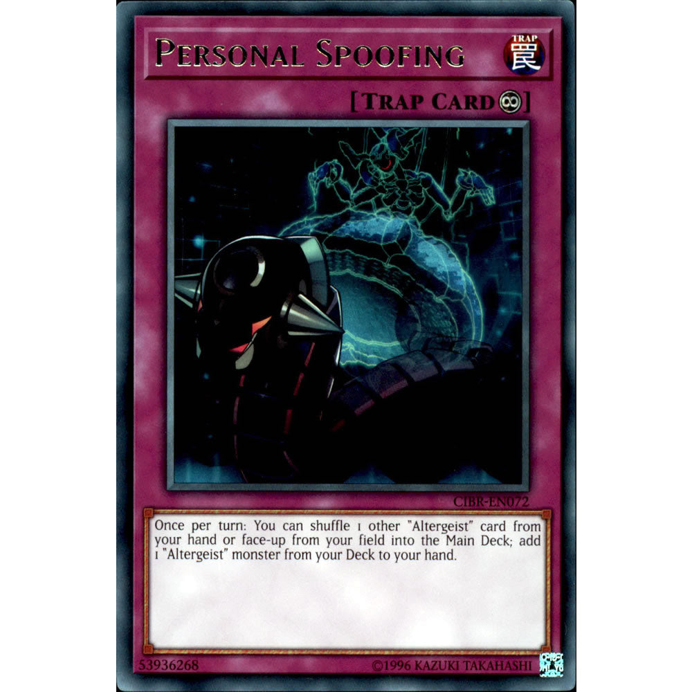 Personal Spoofing CIBR-EN072 Yu-Gi-Oh! Card from the Circuit Break Set