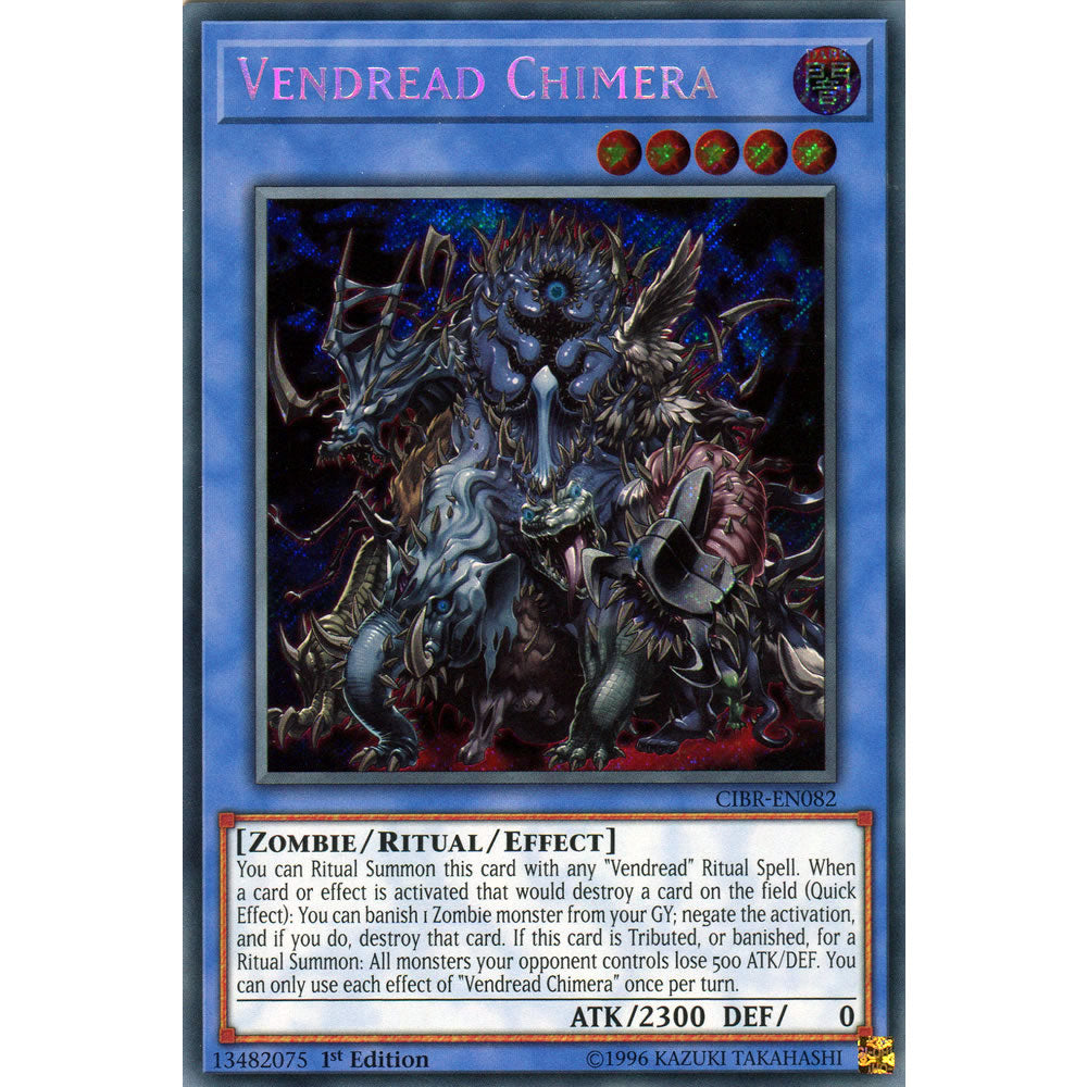 Vendread Chimera CIBR-EN082 Yu-Gi-Oh! Card from the Circuit Break Set