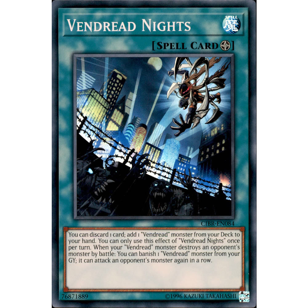 Vendread Nights CIBR-EN084 Yu-Gi-Oh! Card from the Circuit Break Set