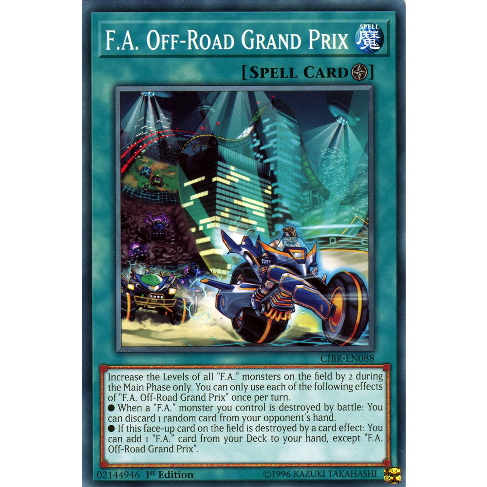F.A. Off-Road Grand Prix CIBR-EN088 Yu-Gi-Oh! Card from the Circuit Break Set