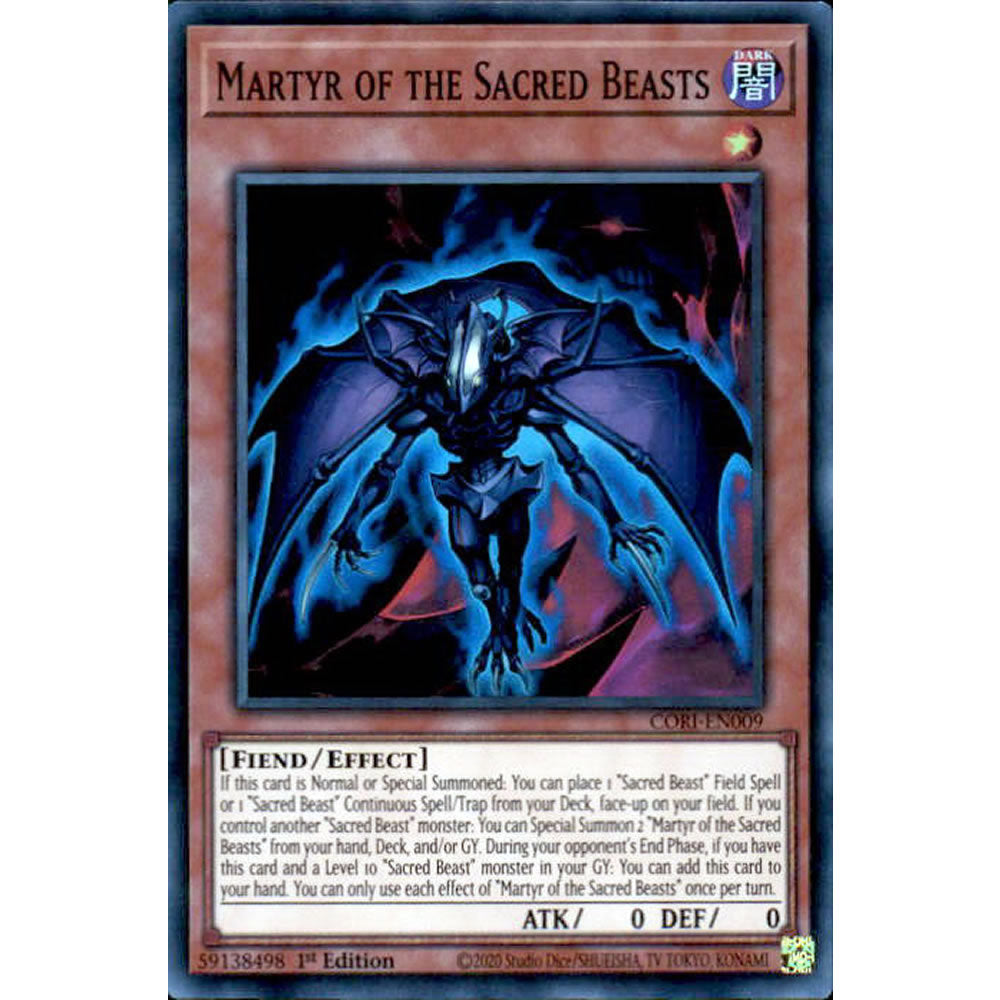 Martyr of the Sacred Beasts CORI-EN009 Yu-Gi-Oh! Card from the Chaos Origins Set