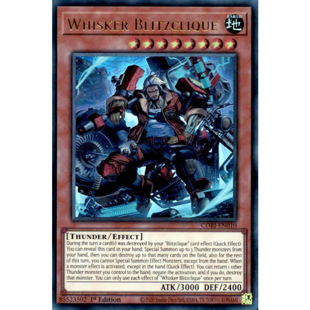 Whisker Blitzclique CORI-EN010 Yu-Gi-Oh! Card from the Chaos Origins Set