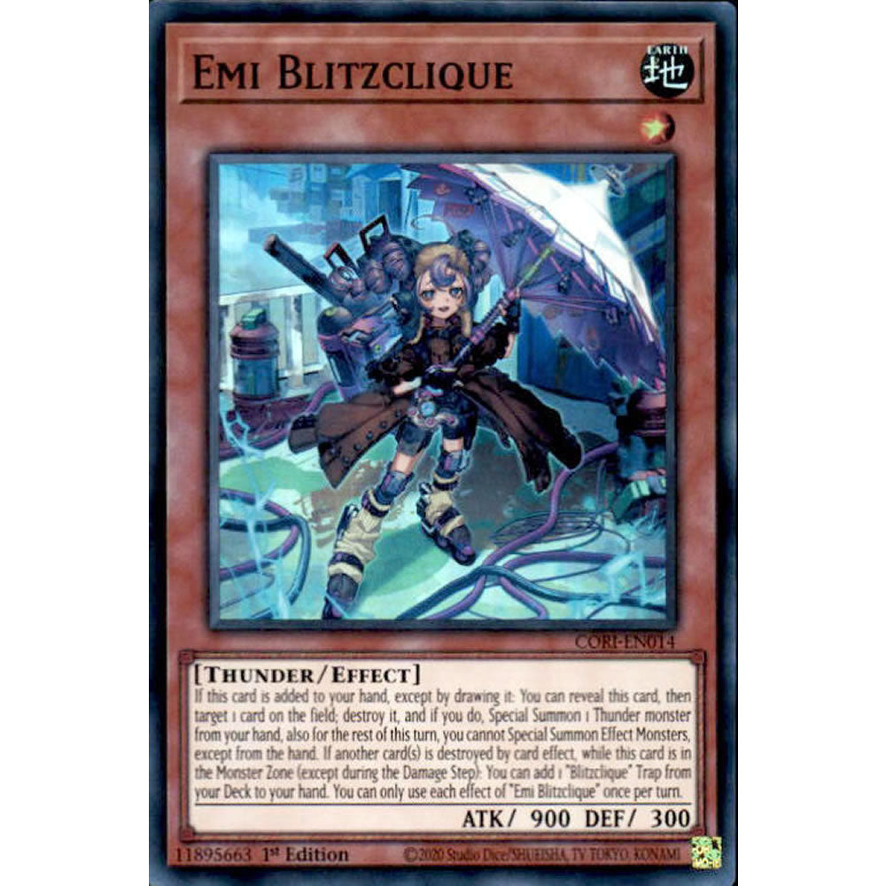 Emi Blitzclique CORI-EN014 Yu-Gi-Oh! Card from the Chaos Origins Set