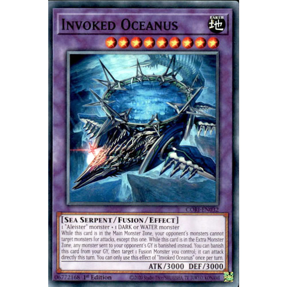 Invoked Oceanus CORI-EN032 Yu-Gi-Oh! Card from the Chaos Origins Set