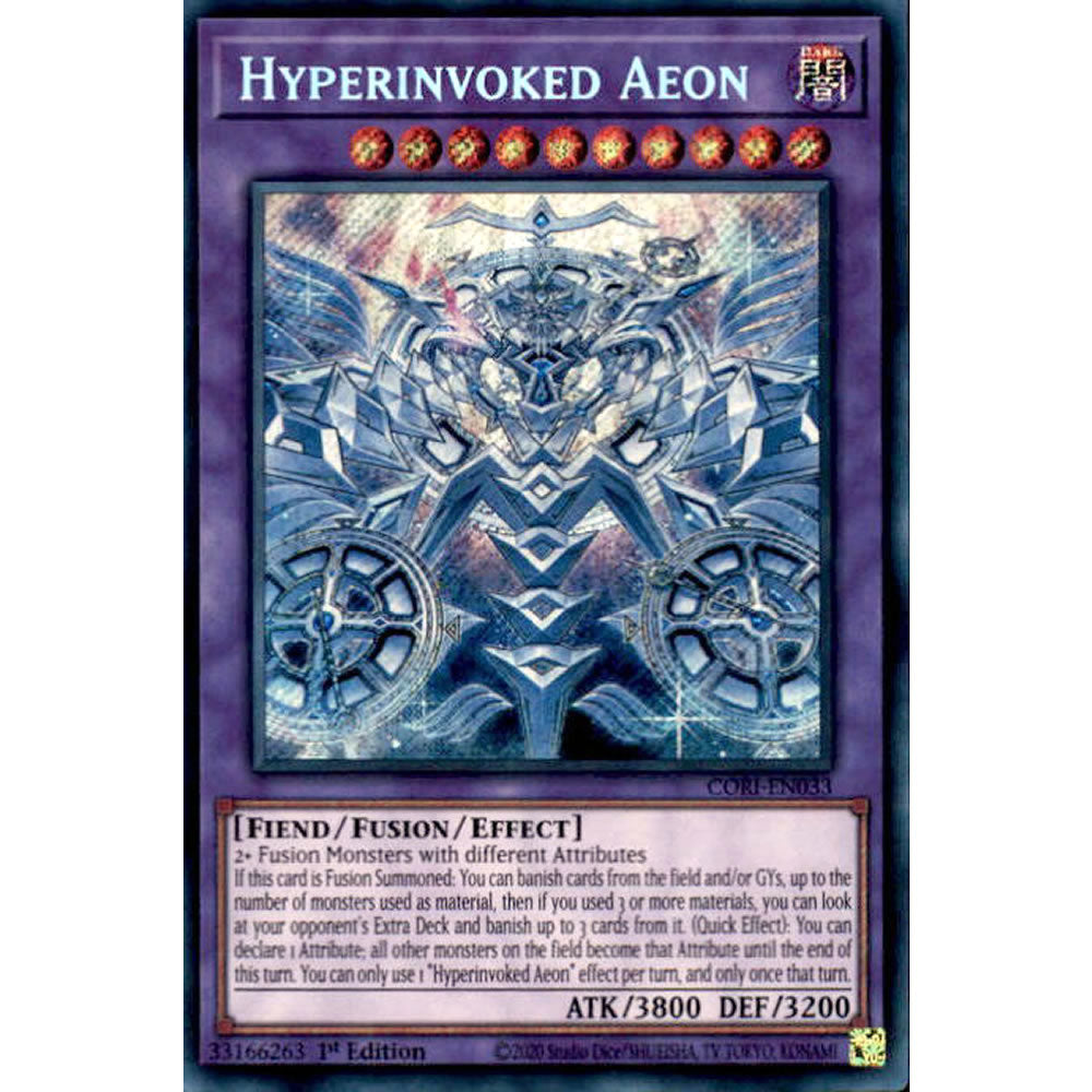 Hyperinvoked Aeon CORI-EN033 Yu-Gi-Oh! Card from the Chaos Origins Set