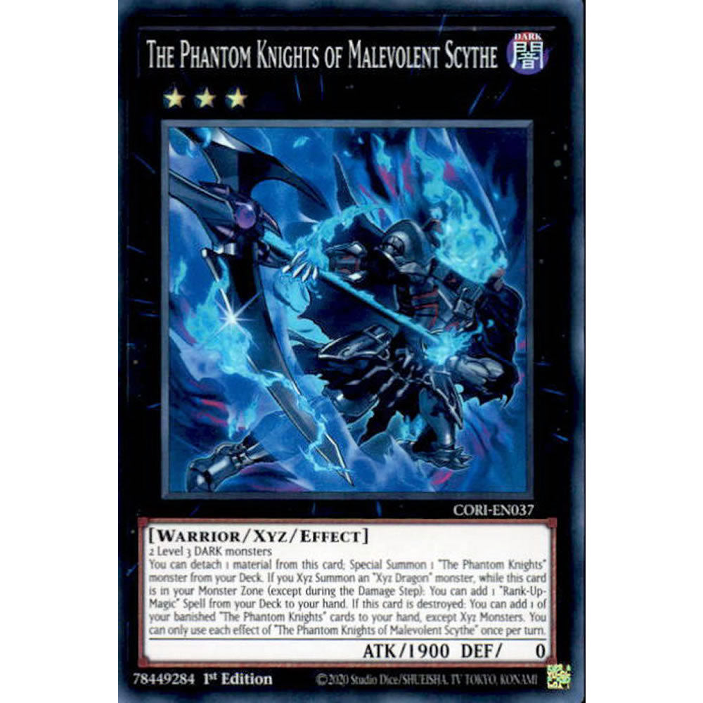 The Phantom Knights of Malevolent Scythe CORI-EN037 Yu-Gi-Oh! Card from the Chaos Origins Set