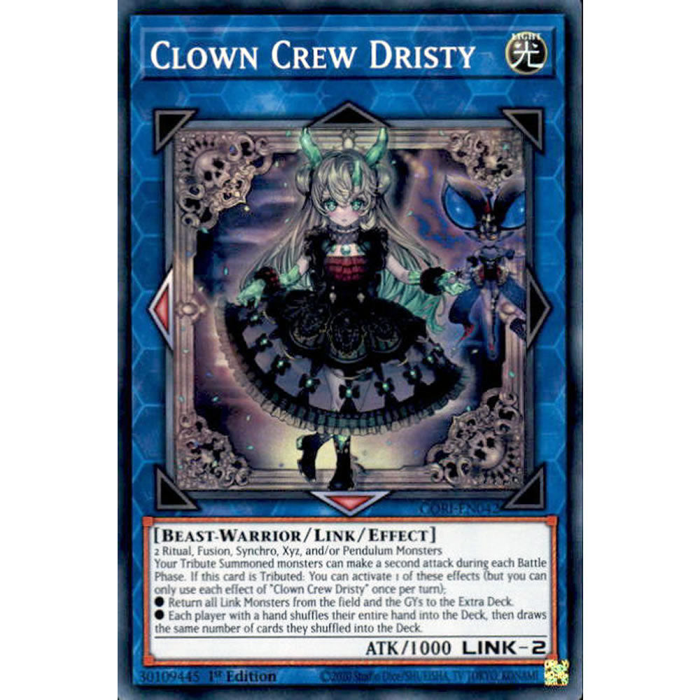 Clown Crew Dristy CORI-EN042 Yu-Gi-Oh! Card from the Chaos Origins Set