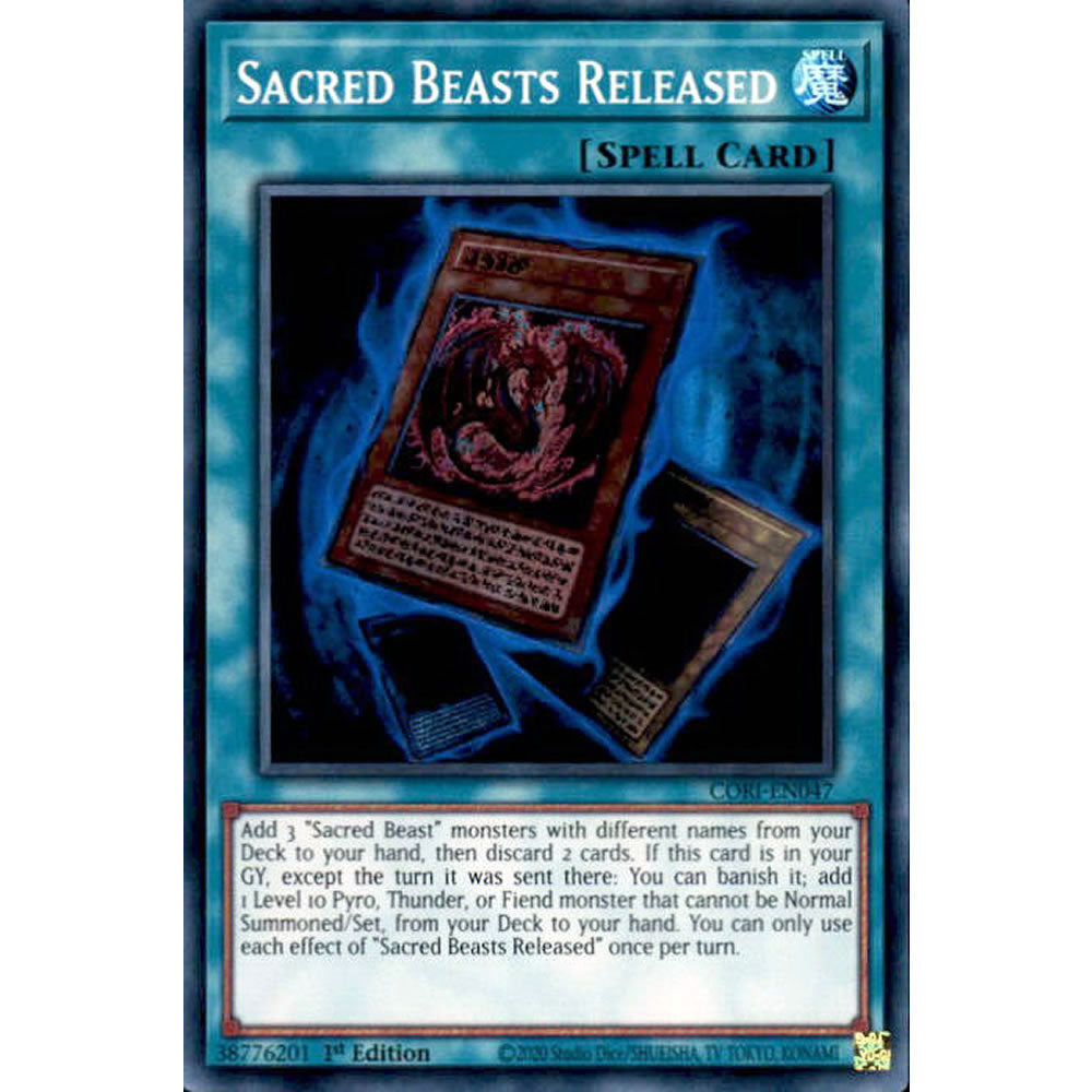 Sacred Beasts Released CORI-EN047 Yu-Gi-Oh! Card from the Chaos Origins Set