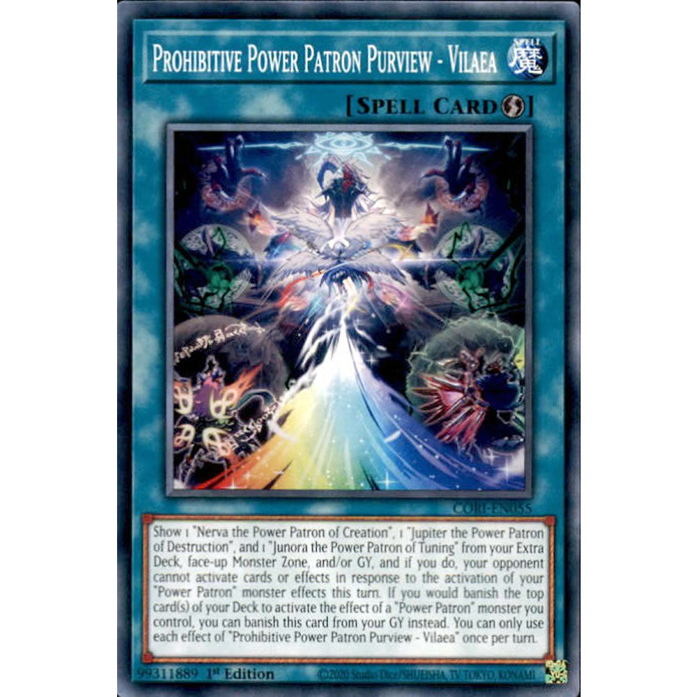 Prohibitive Power Patron Purview - Vilaea CORI-EN055 Yu-Gi-Oh! Card from the Chaos Origins Set